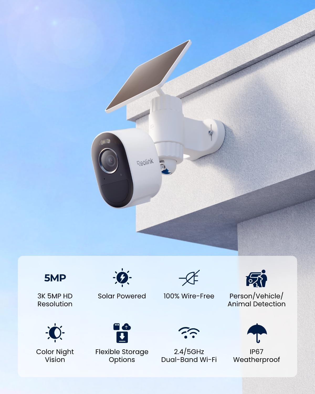 REOLINK Cámaras de seguridad WiFi inalámbricas para exteriores, Arg...