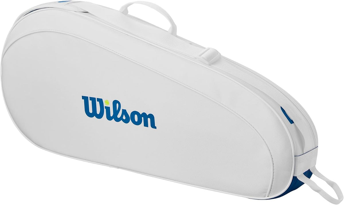 WILSON US Open Team - Bolsa para raqueta de tenis, color blanco y azul