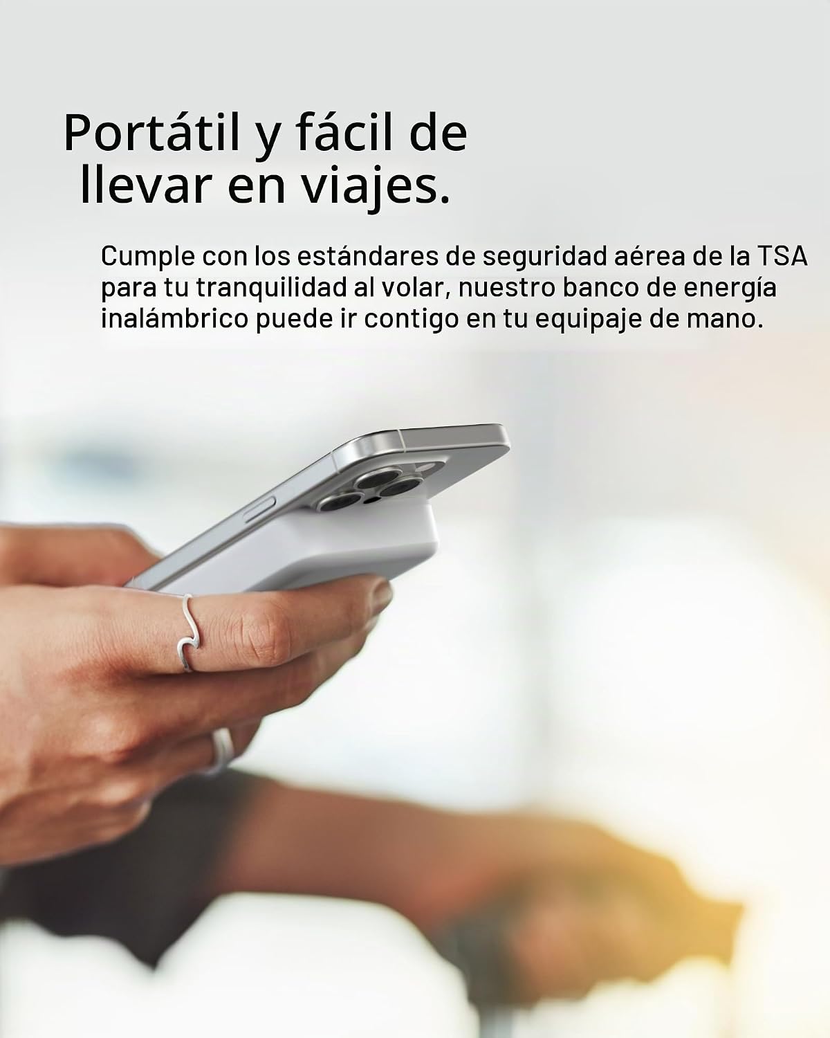 Belkin Cargador portátil, batería externa de 10000 mAh con Qi2, car...