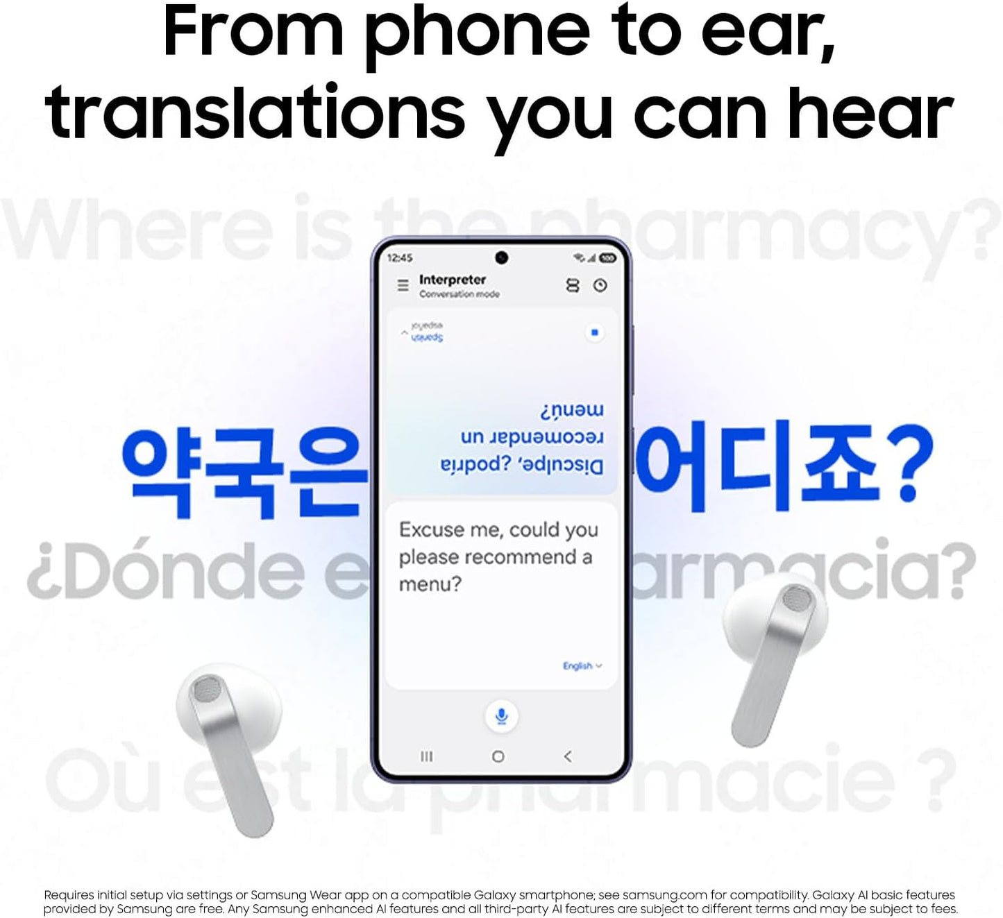 Samsung Galaxy Buds 4 (2026) AI True Auriculares inalámbricos Bluet...