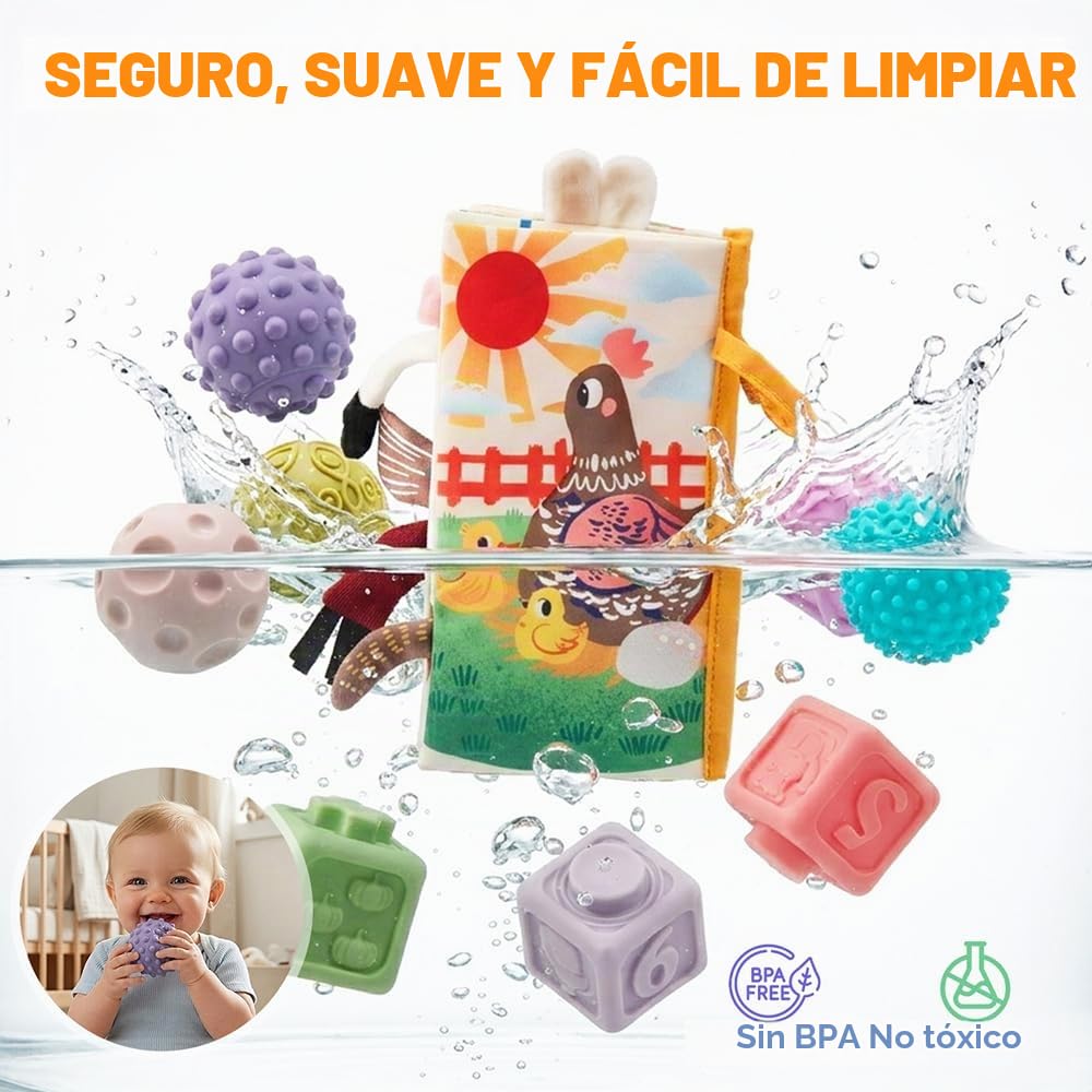 JoyCat Juguetes para bebés de 6 a 12 meses, conjunto de juguetes se...