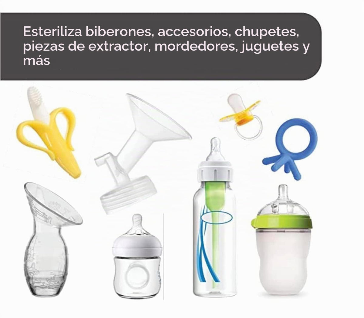 Baby Brezza Máquina esterilizadora de biberones 4 en 1, esterilizac...