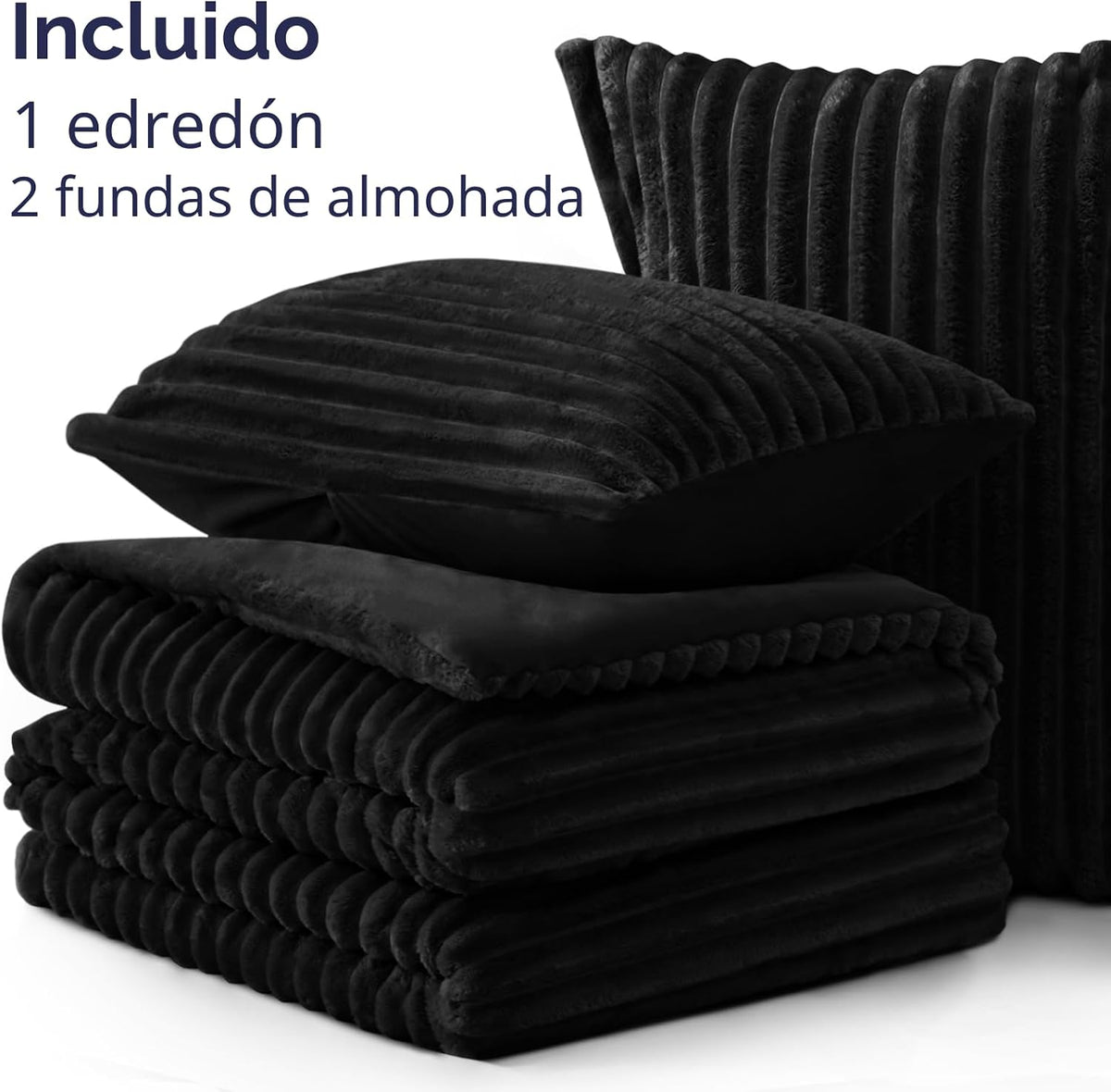 EXQ Home Juego de edredón esponjoso tamaño Queen - Edredón súper su...
