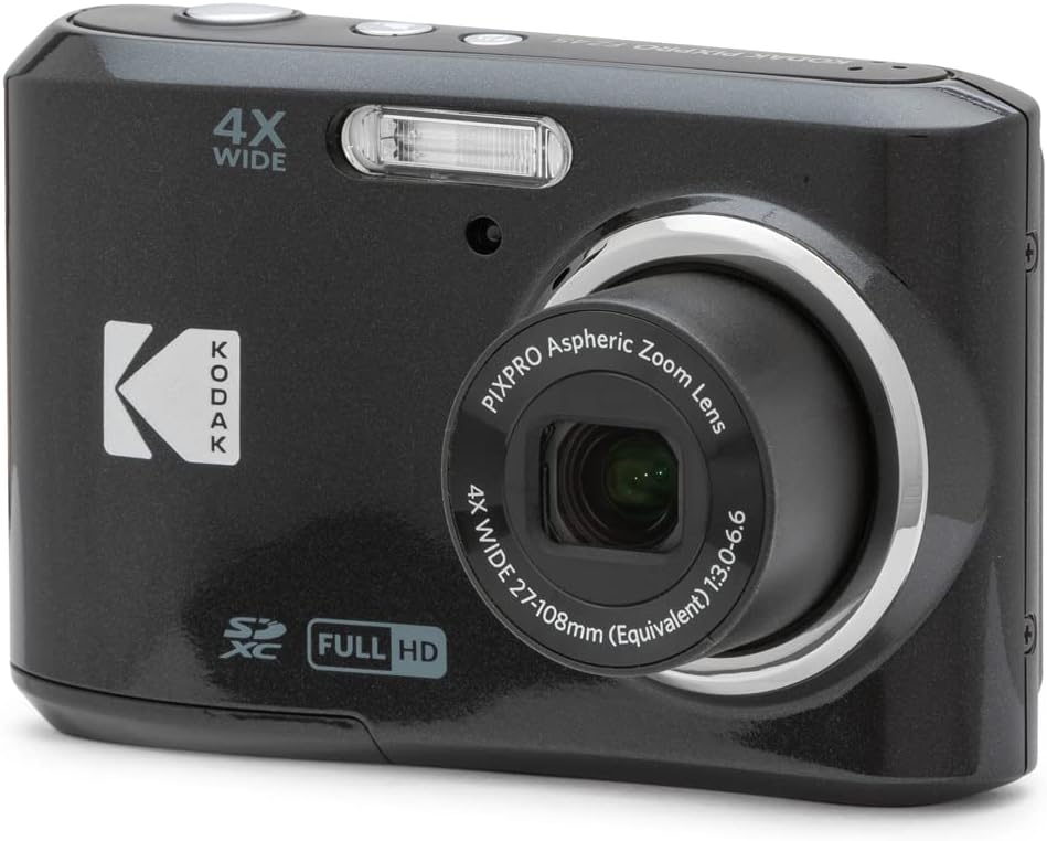 Kodak FZ45BK PIXPRO Cámara digital de 16 MP negra Paquete con tarje...