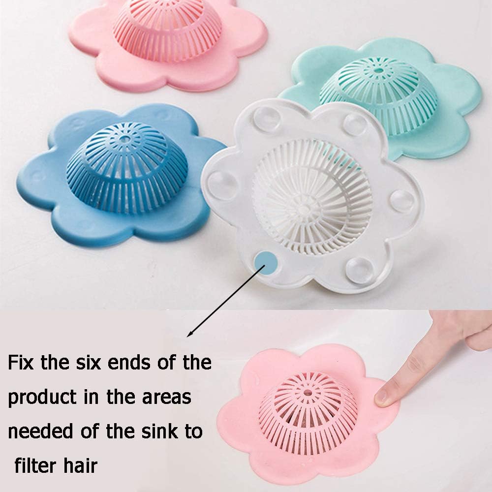 UMBWORLD Tapón de silicona para desagüe de ducha con ventosas para...