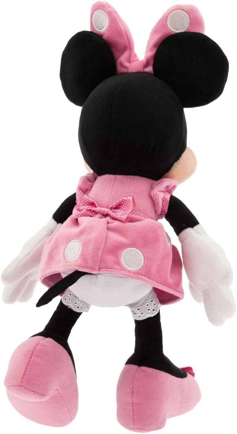 Disney Store Peluche Oficial de Minnie Mouse en Rosa - 14 Pulgadas...