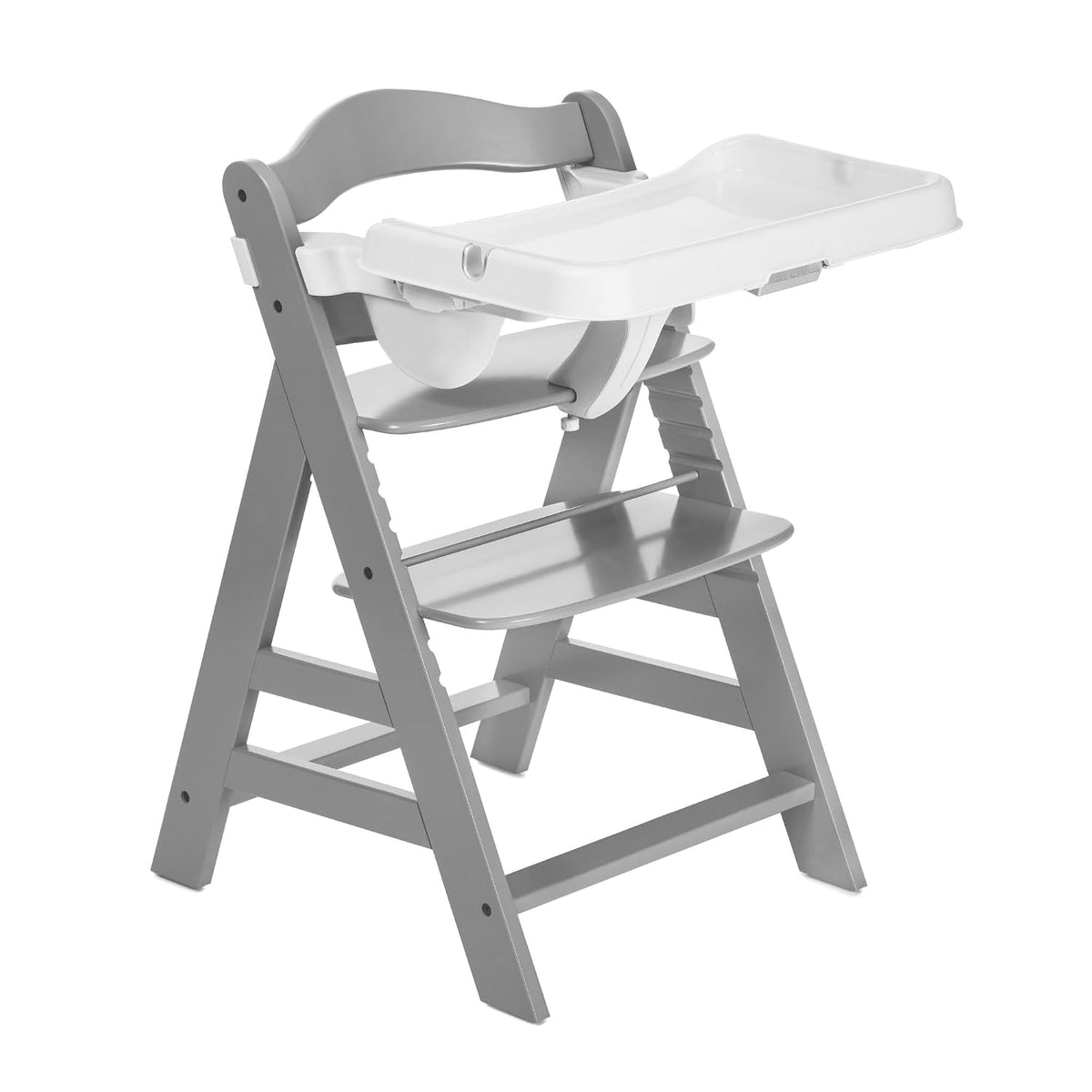 hauck Alpha+ Grow Along Silla Alta Ajustable de Madera tipo Booster...