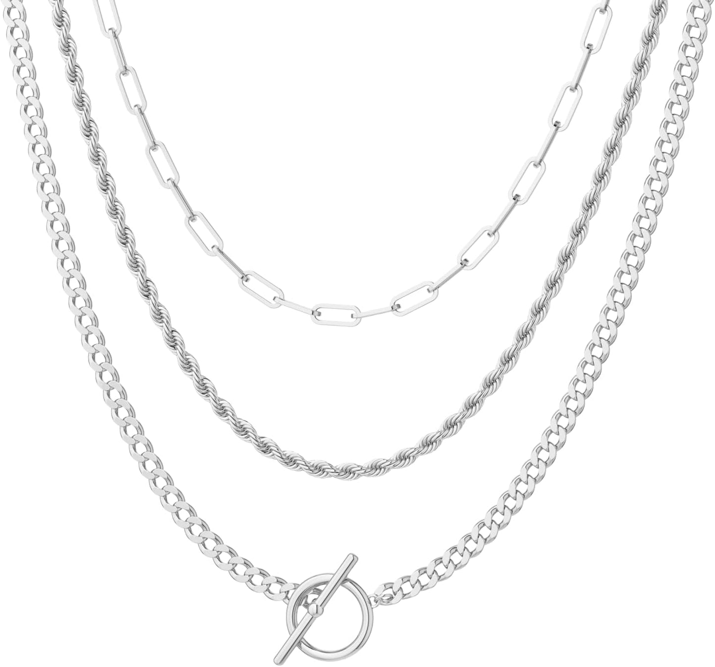 Carffordo - Collares chapados en oro para mujer, delicados collares...