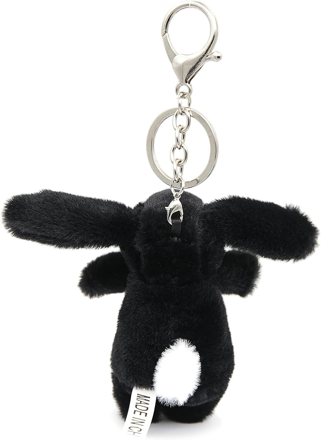 Miokkley Lindo llavero de peluche de conejo para mochila, mini llav...