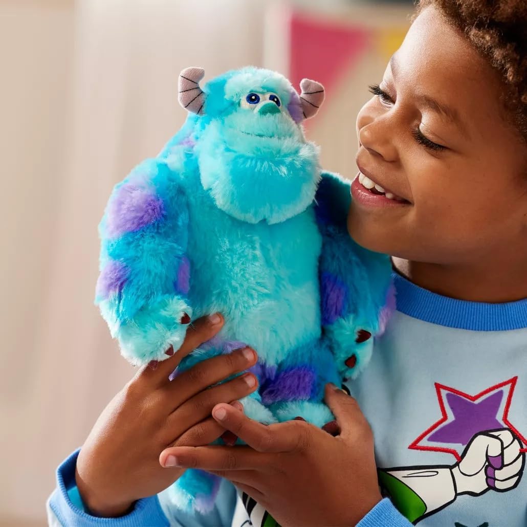 Disney Store Peluche Sulley - Juguete de Peluche Suave de 9 Pulgada...