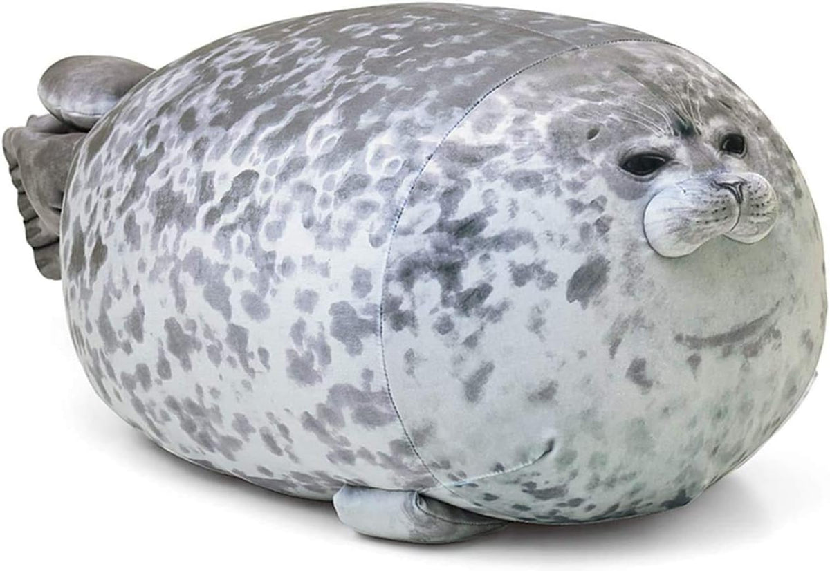 MerryXD Chubby Blob Seal Pillow - Almohada de peluche de algodón re...