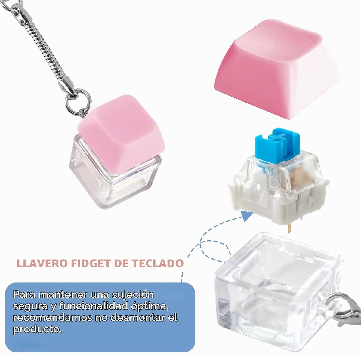 Juguete antiestrés con teclado de 12 piezas, juguete para aliviar e...