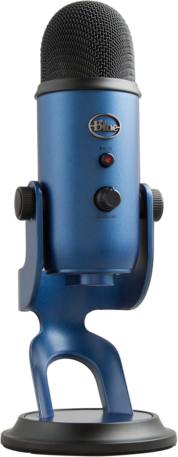 Logitech Creators Blue Yeti - Micrófono USB para juegos, transmisió...