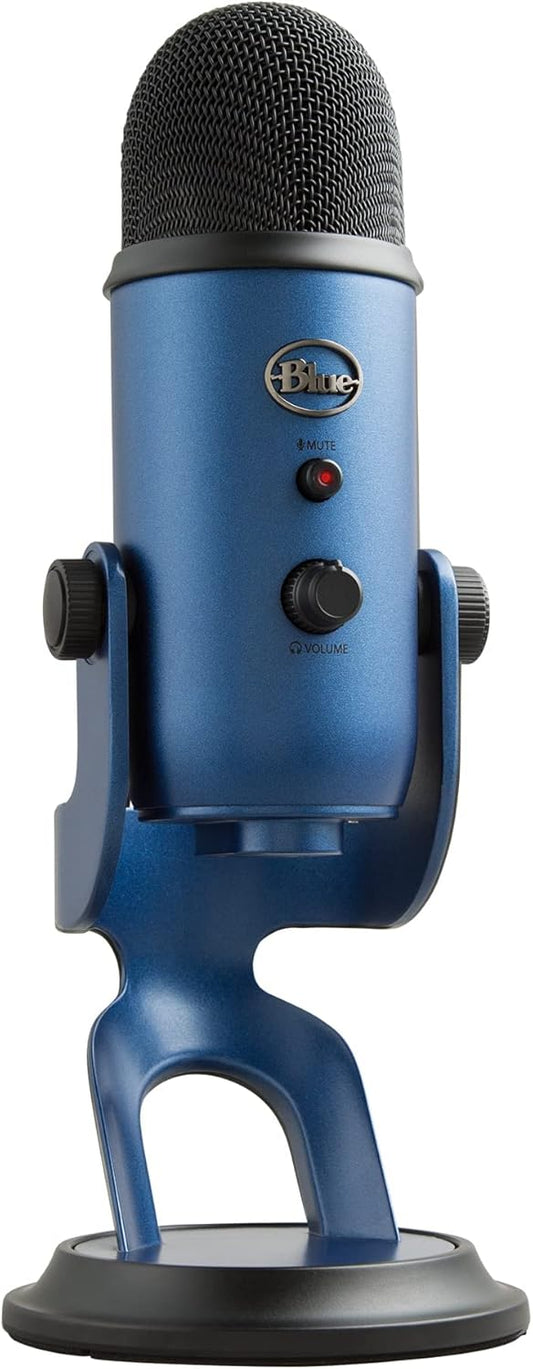 Logitech Creators Blue Yeti - Micrófono USB para juegos, transmisió...