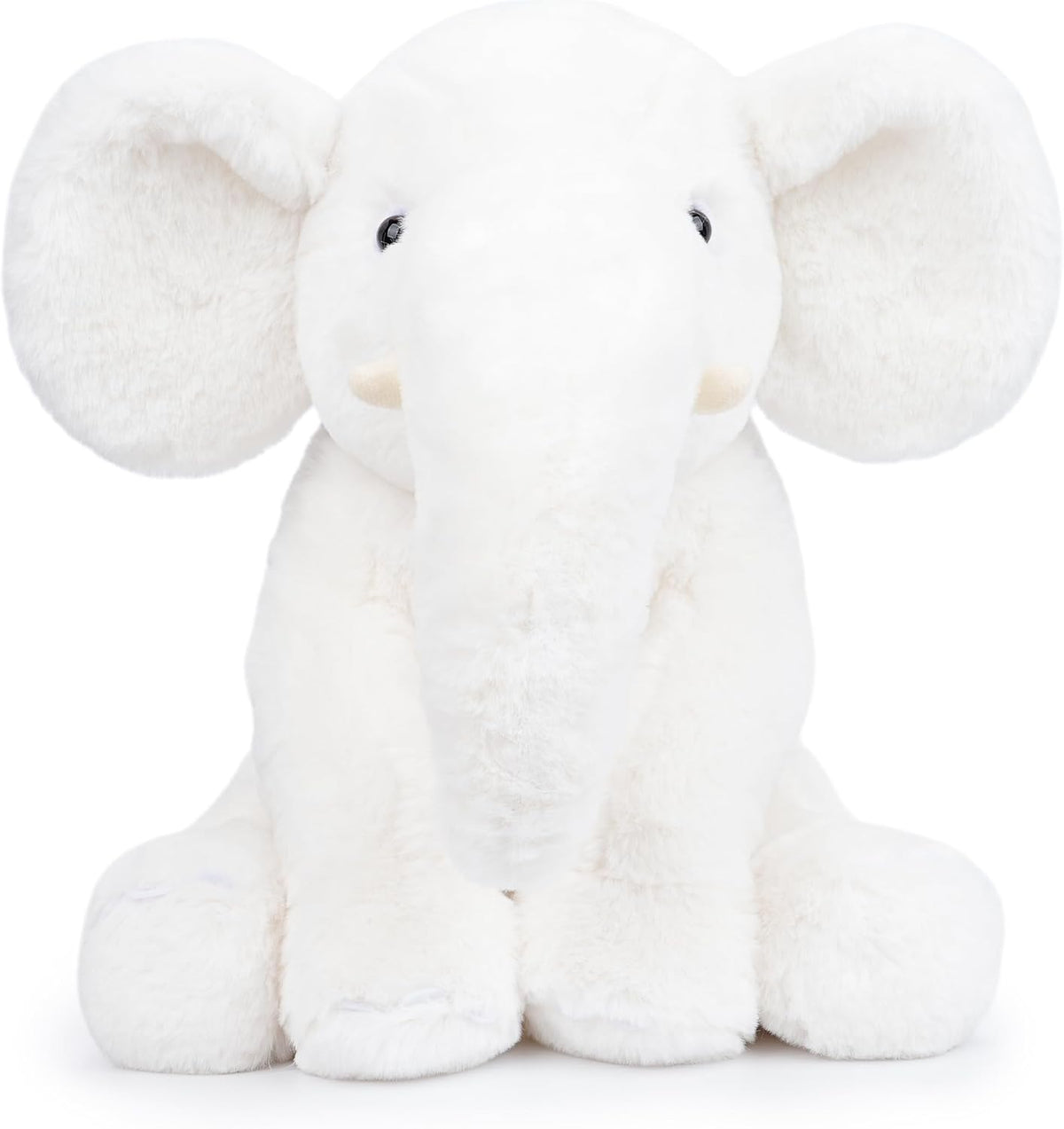 WEIGEDU Juguetes de peluche de elefante blanco, 13 pulgadas | Jugue...
