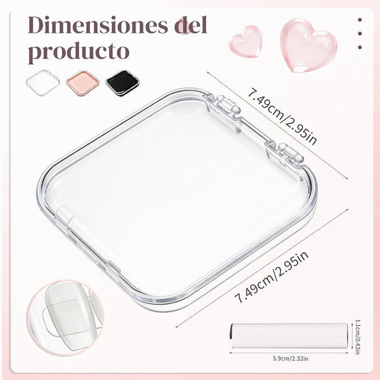YOSMAKIY 30 cajas de embalaje de uñas a presión, juego de cajas de...