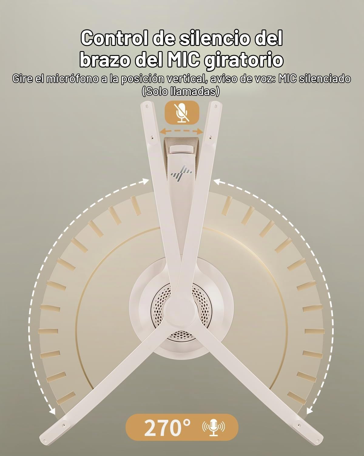 JIAMQISHI Auriculares inalámbricos con micrófono con cancelación de...