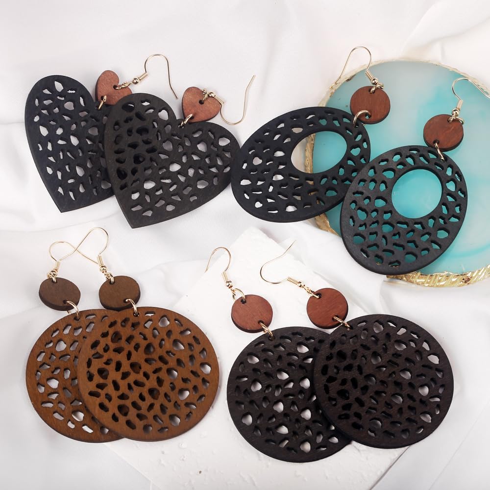 12 Pares de Aretes Colgantes de Cristal Drusa en Forma de Lágrima p...