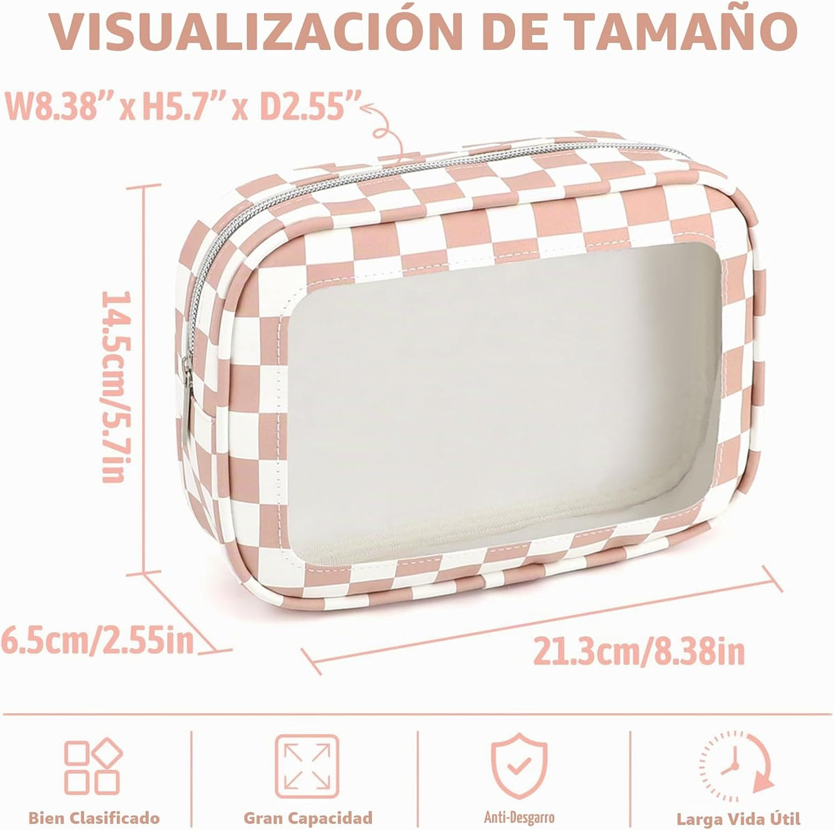 Bolsas para pañales, Rosa, 3 piezas, Práctico: