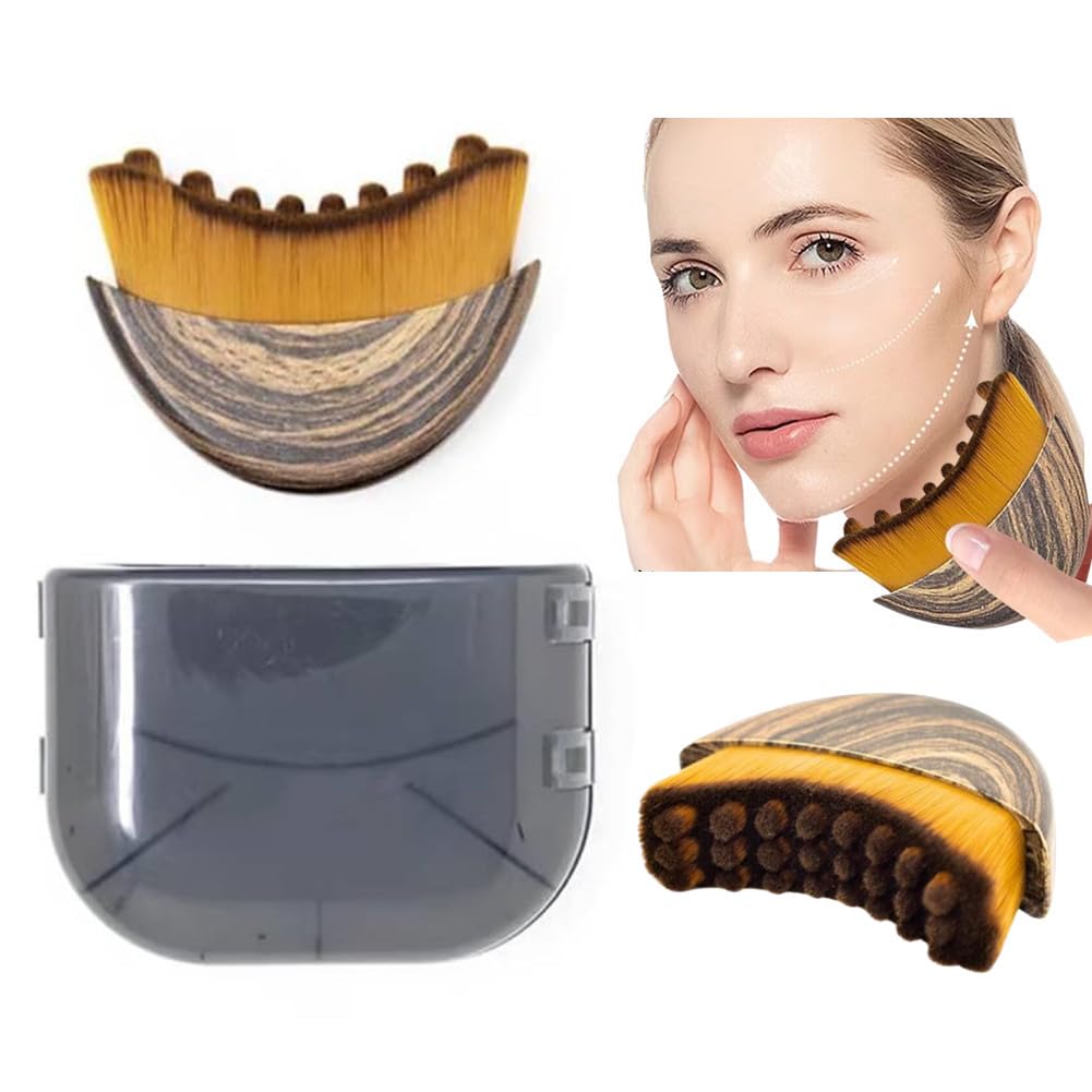 1\/2 PIEZAS Cepillo Linfático de Contorno Facial para Esculpir \u20...