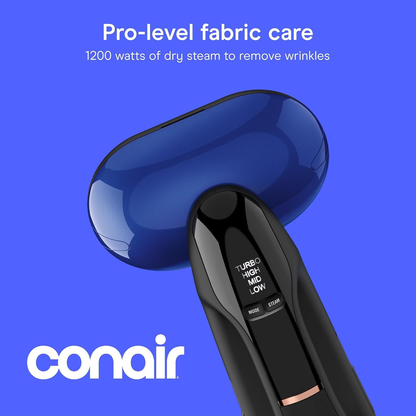 Conair 2 en 1 Vaporizador de Mano y Plancha para Ropa, Turbo Extrem...
