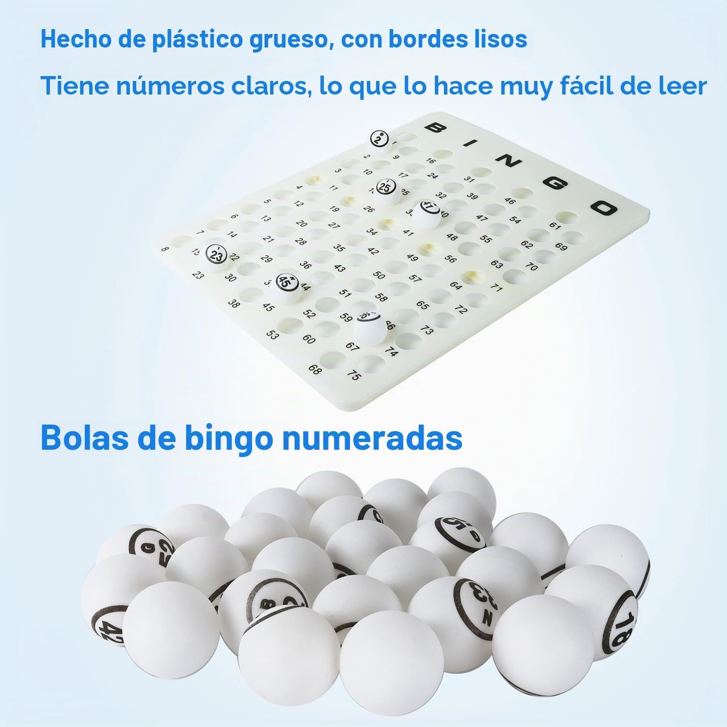 GSE - Juego de bingo profesional para adultos y grupos grandes, (ja...
