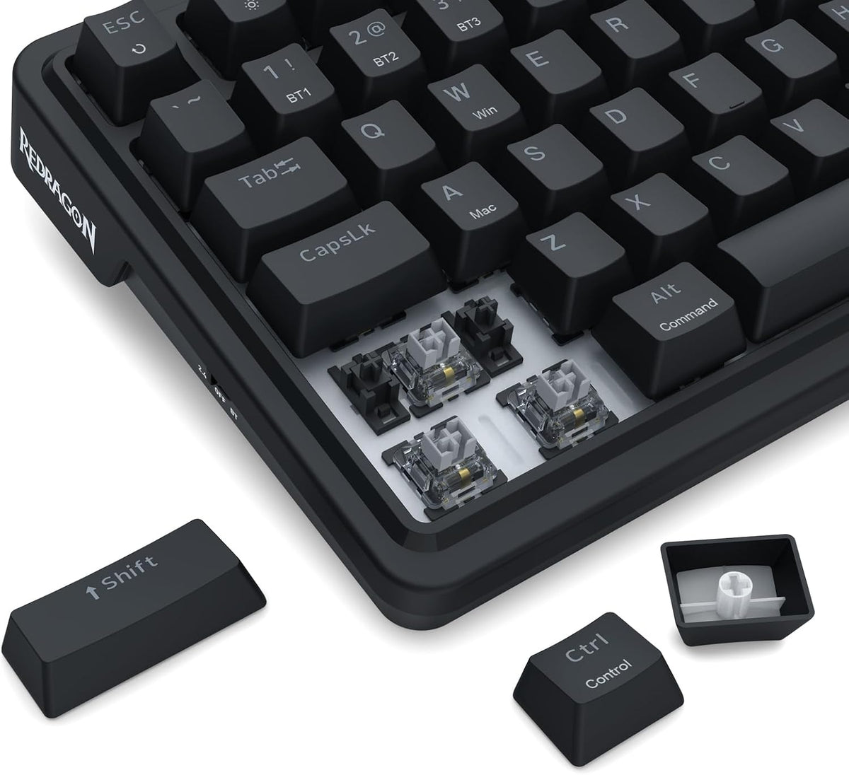 Redragon K719 Teclado inalámbrico para juegos con junta con pantall...