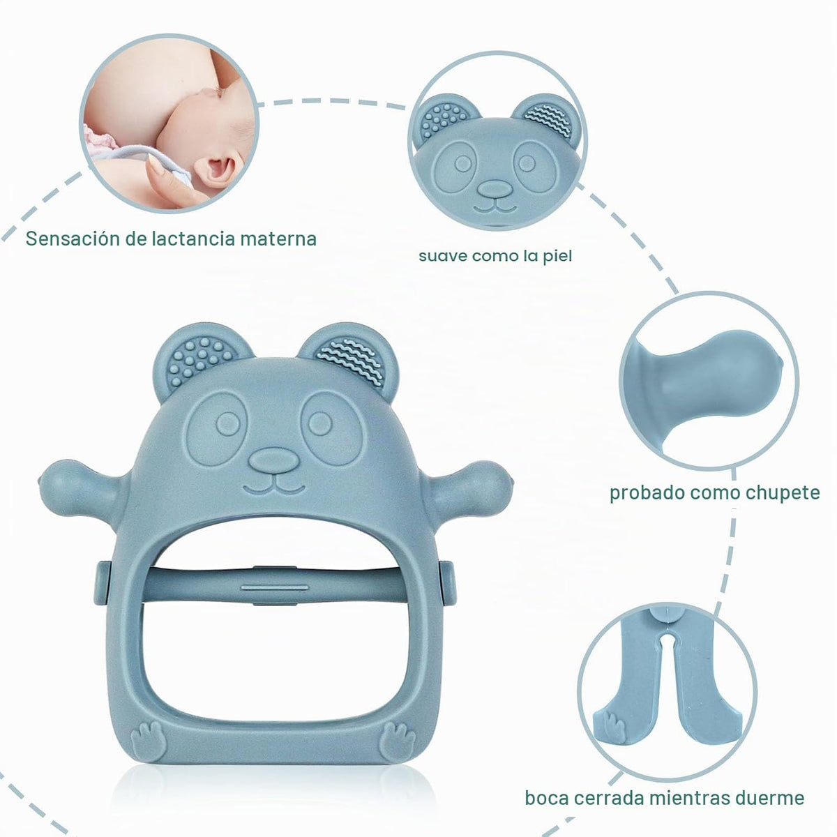 Eascrozn Juguetes de Dentición para Bebés de 3+ Meses, Conjunto de...