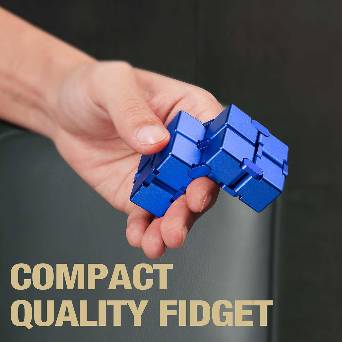 Cubo infinito de metal para adultos, juguete genial para el hogar,...