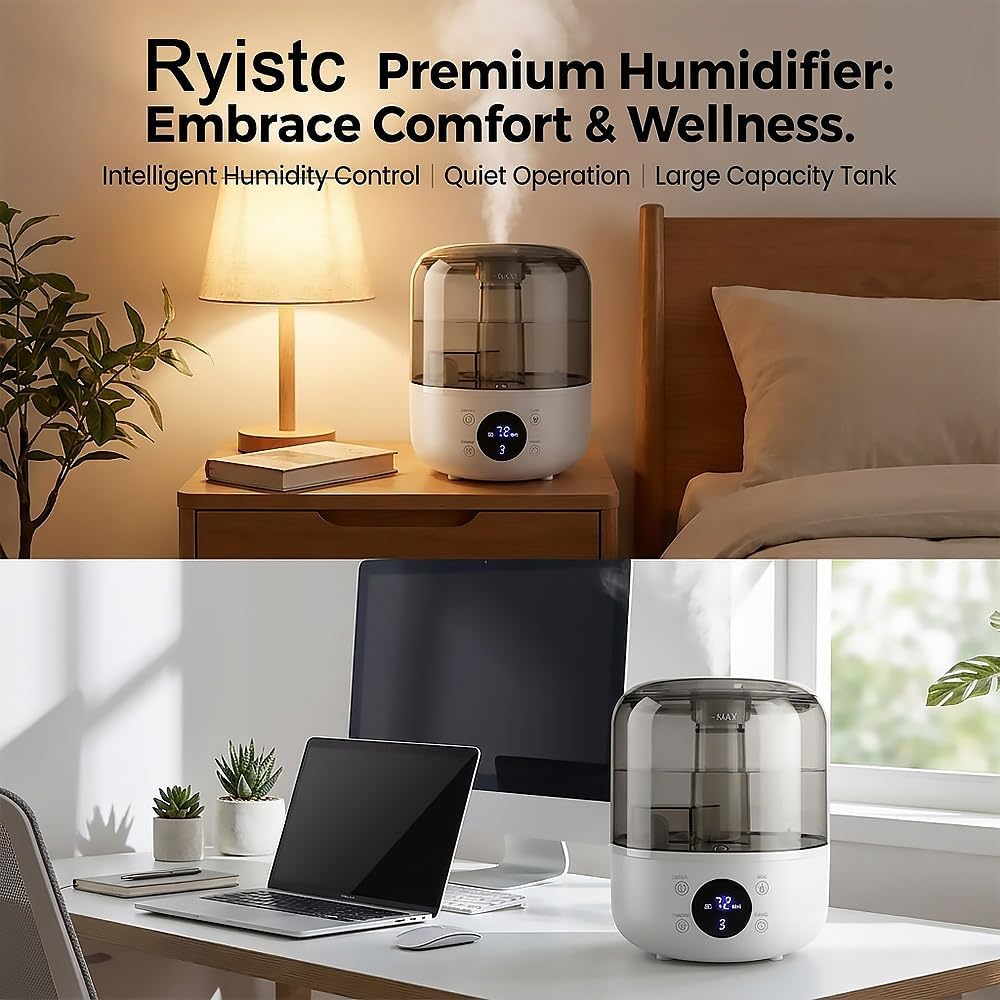 Humidificador ultrasónico de niebla fría de llenado superior 3L | H...