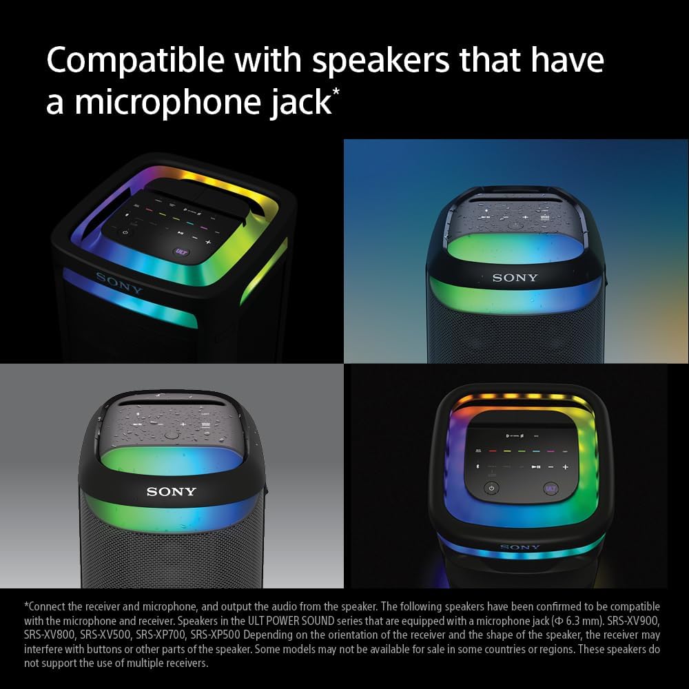 Sony Micrófono inalámbrico ULT MIC para karaoke, dos micrófonos | B...
