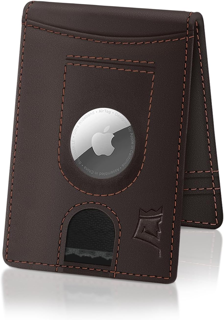Kings Loot Billetera Inteligente y Rastreable Airtag para Hombres,...