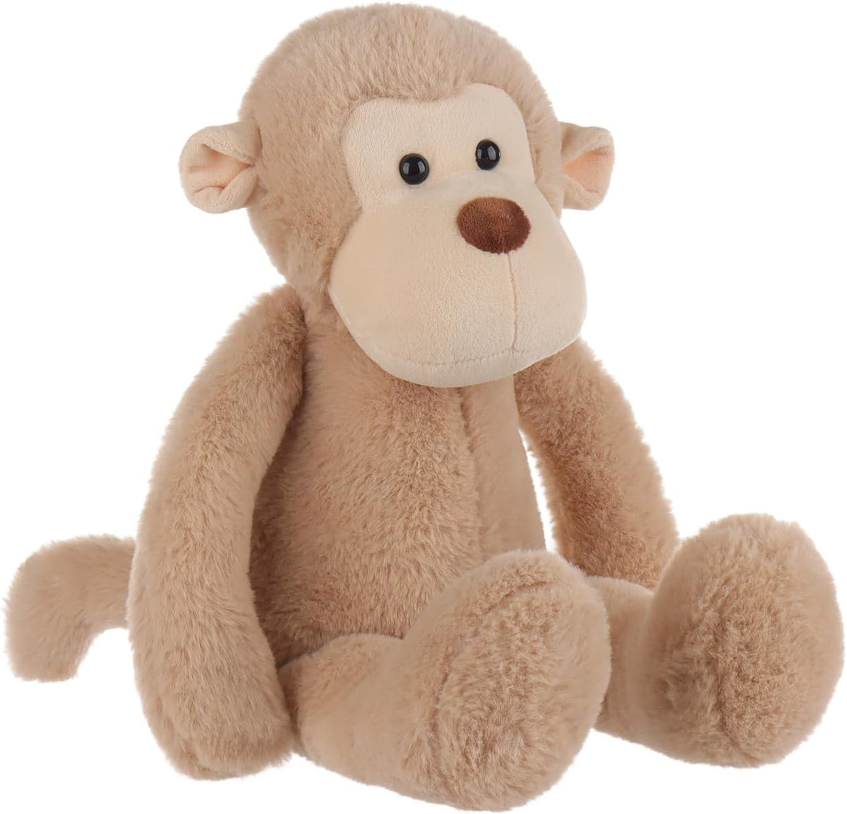 Apricot Lamb Toys Peluche Marrón Claro Mono Suave Peluche 12"