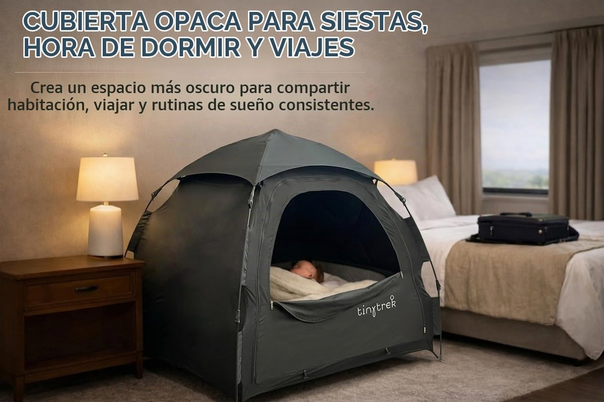Tiny Trek Funda opaca Pack and Play, cubierta de tienda de campaña...