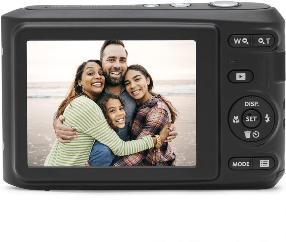 Kodak FZ45WH PIXPRO FZ45 Cámara digital de 16 MP Blanca Paquete con...