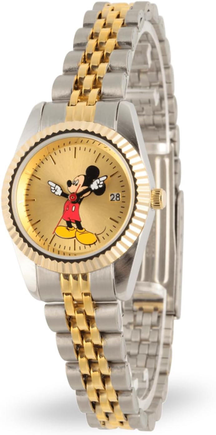 Disney Reloj de Mickey Mouse con licencia oficial, elegante y diver...