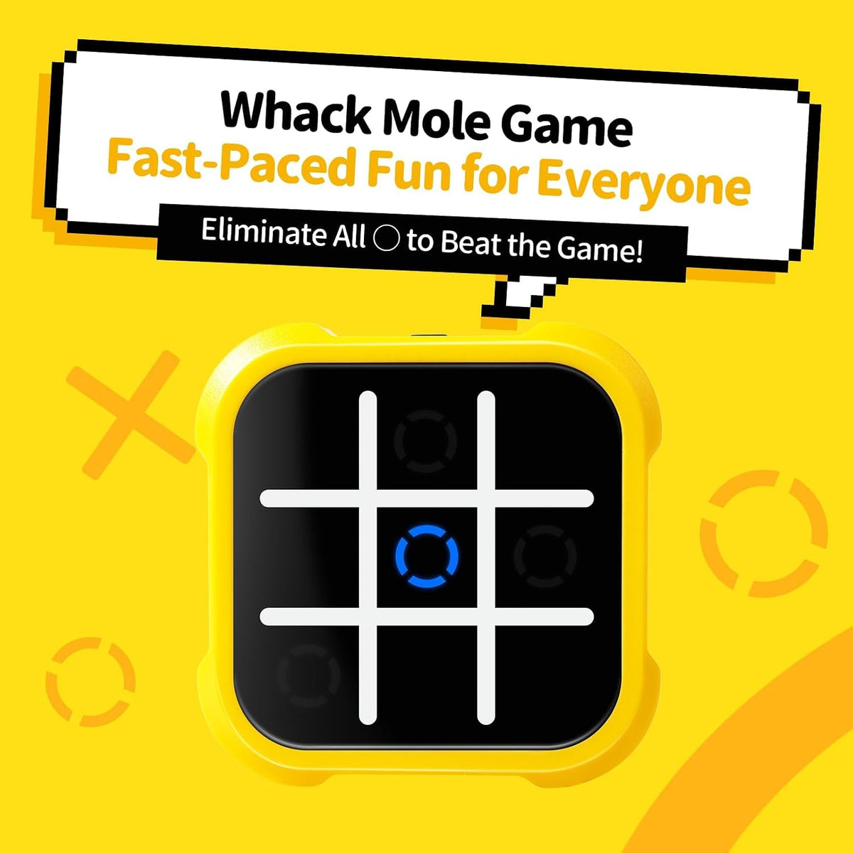 EASEMOM Juego Tic Tac Toe, Consola de Juego Electrónica de Mano 3 e...