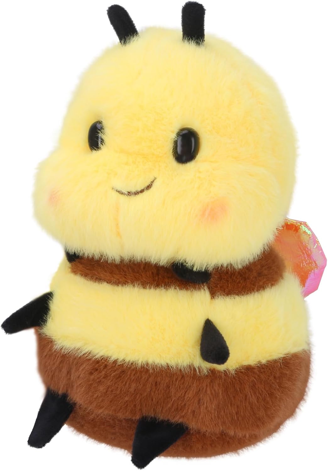 RHHSSE Peluche de abeja sonriente gordita, juguete de peluche suave...