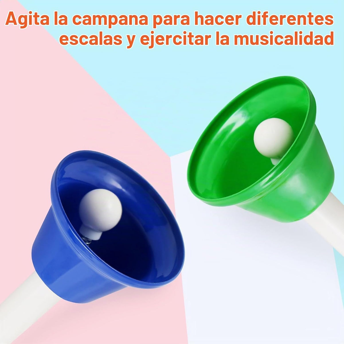 EASTROCK - Juego de campanas de mano de 8 notas para adultos | Camp...