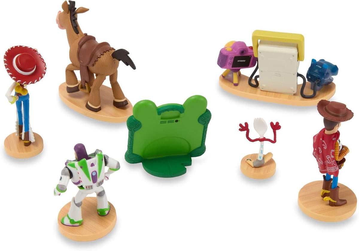 Disney Store Juego oficial de 5 figuras de Toy Story, 7 figuras de...