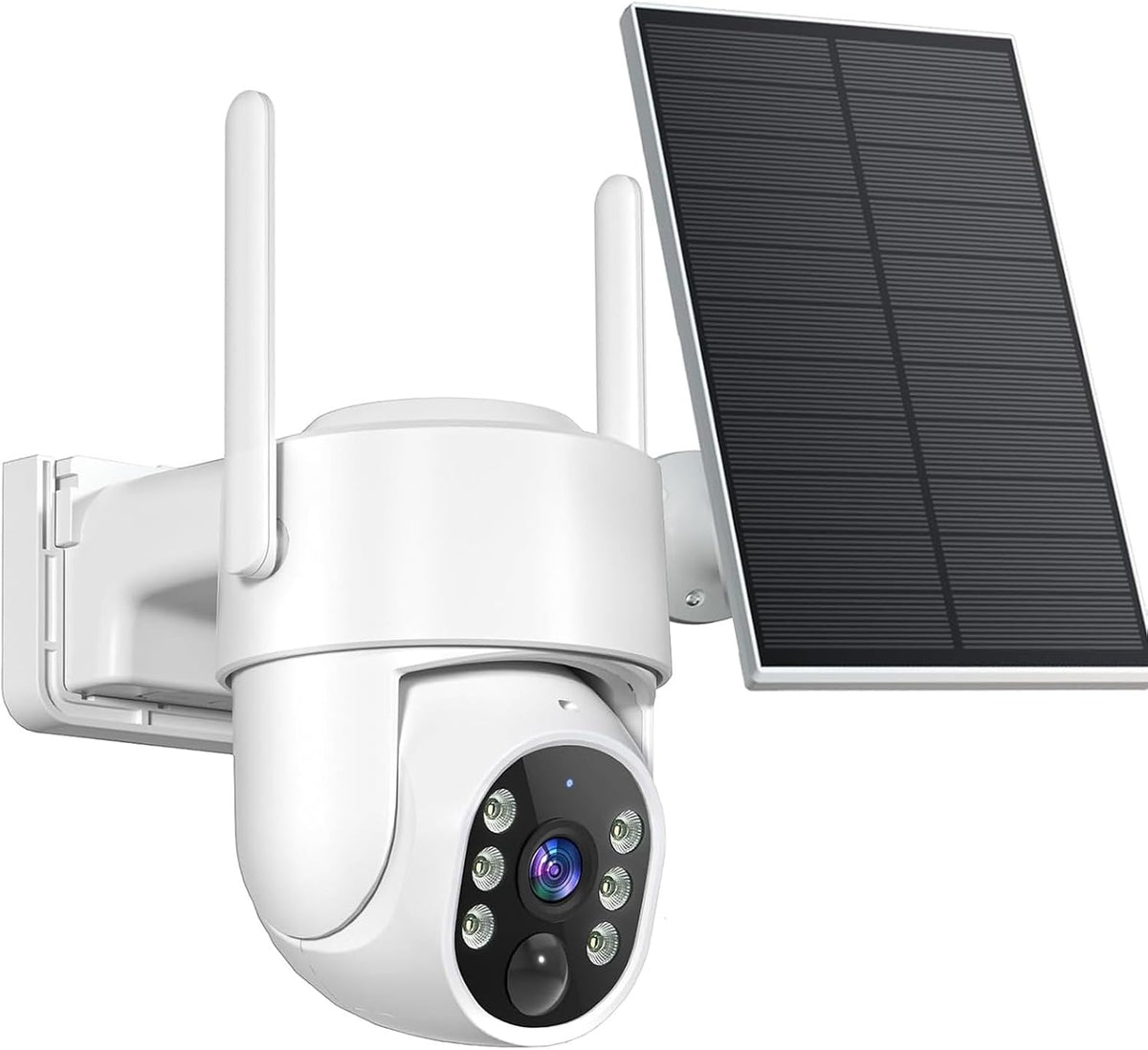 Vivideye Cámaras de seguridad solar de 4MP inalámbricas para exteri...