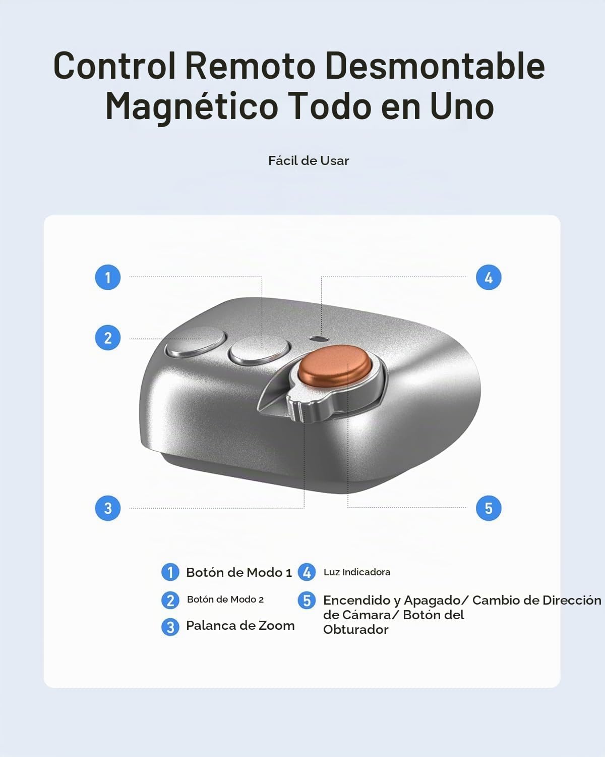 TELESIN Fun Shot - Agarre magnético para cámara de teléfono + trípo...