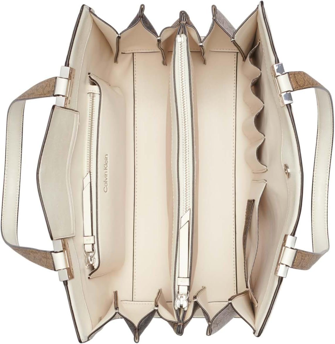 Calvin Klein Bolso organizador con triple compartimento Palm para m...