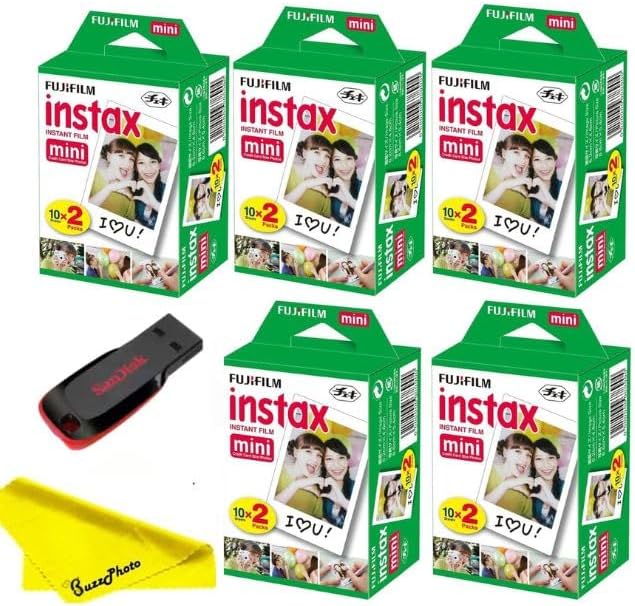Fujifilm Instax Mini - Película para cámara instantánea con unidad...