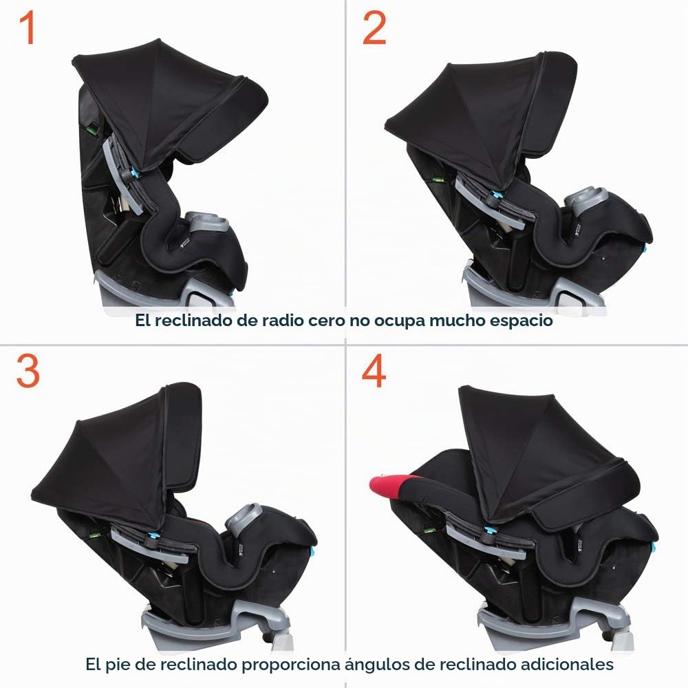 Baby Trend Cover Me™ Asiento de automóvil convertible 4 en 1, Scoot...