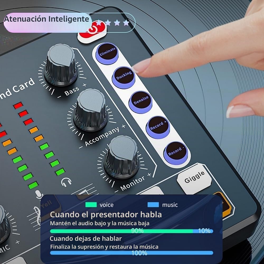 Paquete de equipo de podcast, paquete de estudio de grabación BM-80...