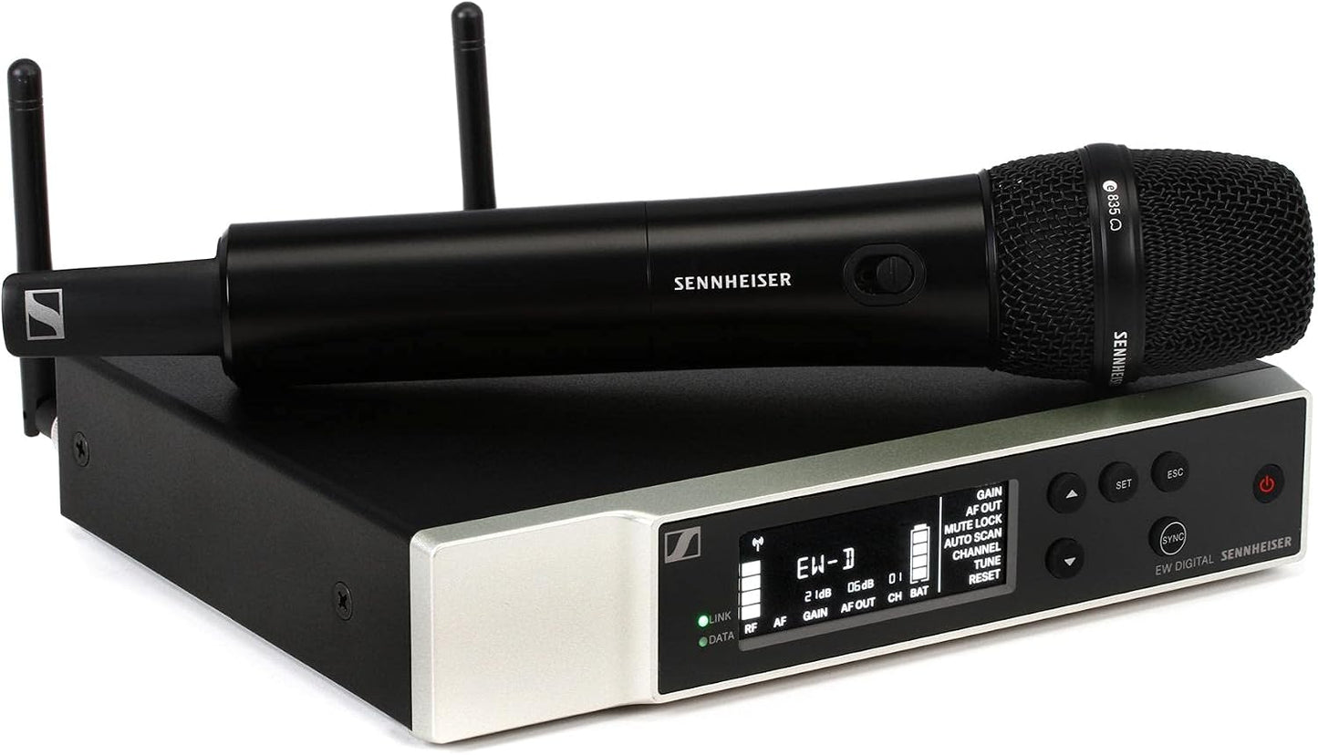 Sennheiser EW-D 835-S Dynamic Handheld SET (R4-9), Negro, XLR, Micr...