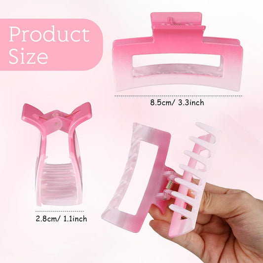 XunYee Juego de 100 pinzas para el cabello, pinzas cuadradas grande...