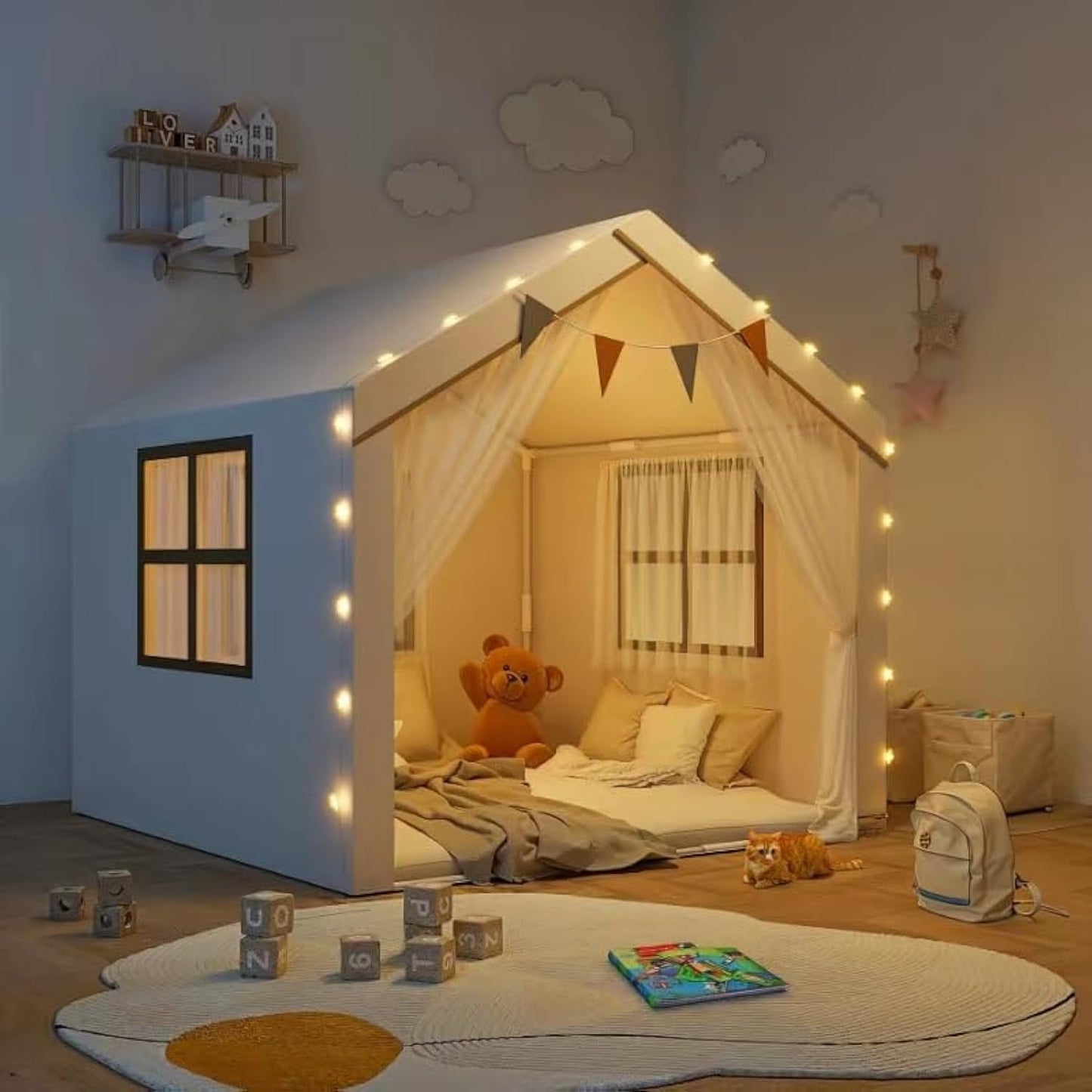 Tienda de campaña para niños, tienda de campaña grande para niños c...