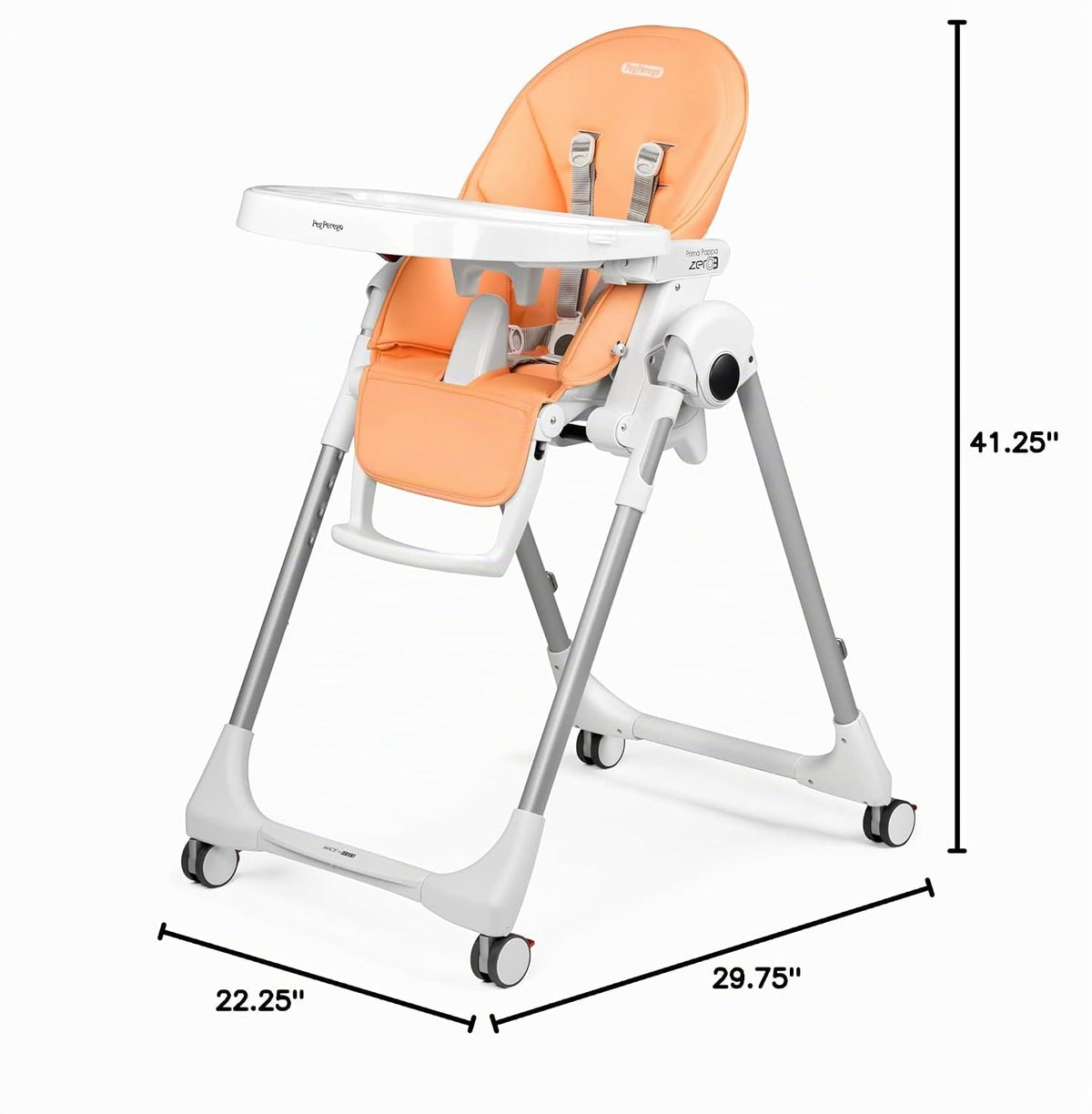 Peg Perego Prima Pappa Zero 3 - Silla alta para niños recién nacido...
